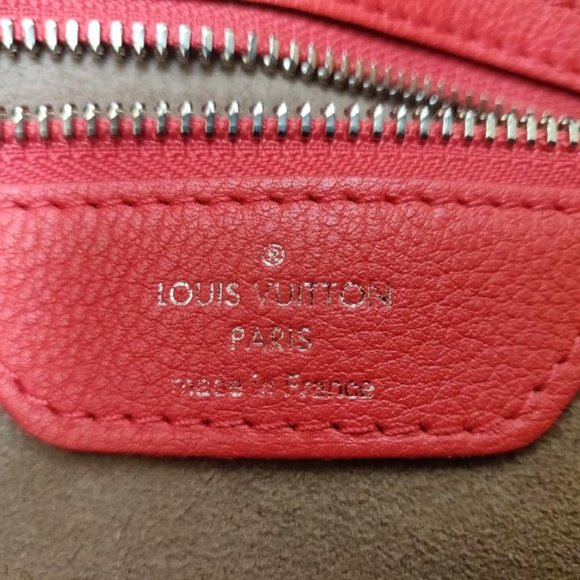 Auth Louis Vuitton Selene Pm Like New Orange Mahina - Picture 6 of 10